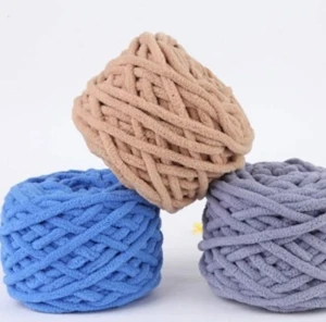 Super Chunky  100% Polyester Chenille Yarn Super Chunky  Crochet Yarn For Hand Knitting