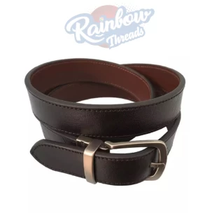 BLACK BROWN DOUBLE SIDED MEN’S LEATHER BELT