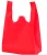 Import Non woven 30gsm 16*30*9cm red t-shirt bag Shopping gift Bags from China