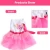 Import Laifug Girl Power Pink Dog Dress from USA