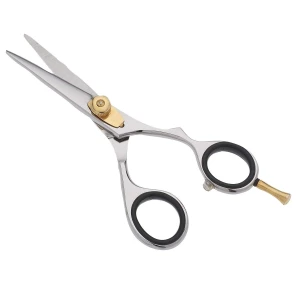 Professional Super Cut Barber Scissors 5.5″ Gold + Silver