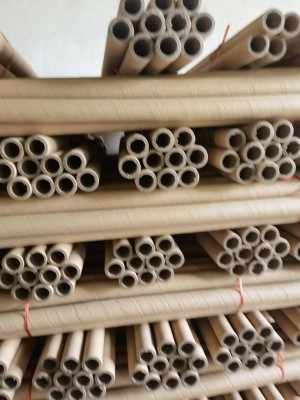 Round Shape Cylinder Customized Sizes Durable Recycled Kraft Resin Paper Tube For Lithium Battery Separator
