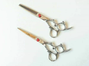 Barber Hair Cutting Scisssor And Thinning Set Professional Scissor and Thinning Hight Quality Stainless Steel