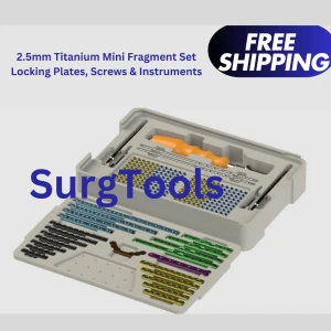 Mini Fragment Set with Assorted Locking Plates Orthopedic Surgical Instrument Kit