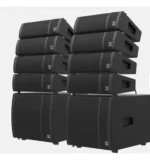 Full Set Dual 12-Inch Steel Passive Speakers (10 Pieces) 3-Year Warranty US Origin