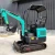 Import Chinese 1ton 1.5ton 1.7ton hydraulic excavators towable small digger mini excavator 1700kg with free bucket for sale from China
