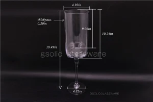 Long Stem Glass Tealight Candle holders on Special Events Wedding Home Decoration