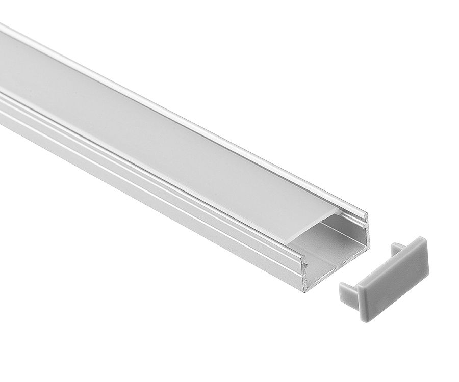 Buy Lamp Surface Mounted Led Profile 18*8mm Aluminium Strip Profiles ...