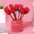 Import Factory Wholesale Red Rose Ballpoint Pens Creative Valentine'S Day Simulated Flower Pen from China