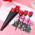 Import Factory Wholesale Red Rose Ballpoint Pens Creative Valentine'S Day Simulated Flower Pen from China