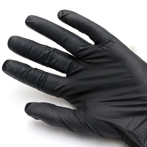 Food Grade Disposable Gloves Beauty Salon Black Gloves Free Sample Gloves Black