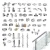Import Handrail Accessories Die Cast 304 316 Stainless Steel Balustrades & Handrail Bracket Fitting Railing Parts Glass Hardwa from China
