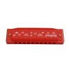 10 hole plastic cover toy harmonica for kids