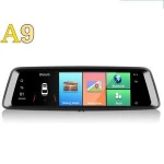 10 inch gps moto navigation with wireless rearview 4g camera
