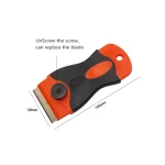10 Plastic Scraper With Steel Blades Knife Tinting Tools Ice Scraper Car Squeegee Vinyl Film Stickers Remover Scraper