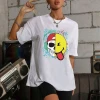 100% Cotton Self-designed Cuatomize Pattern Printed Woman Shirts Short-sleeved T-shirt Custom T-shirt Hip Hop Short Sleevess
