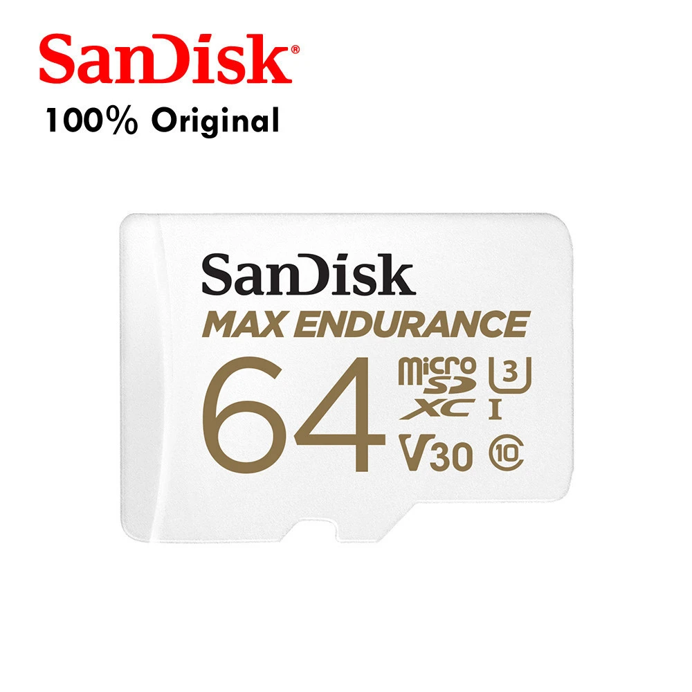 100% Original SanDisk SDSQQVR 64GB MAX ENDURANCE microSD Card