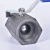 Import 1000 WOG 201 304 316 Stainless Steel BSPP NPT female threaded screwed 1PC ball valves from China