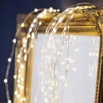 10M 100 LEDs IP65 Copper Wire Music Rice Light Remote Control Fairy Lights