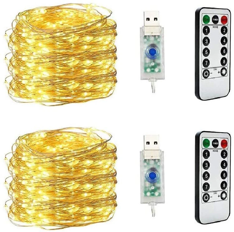 10m 100led 8 mode low power consumption indoor decoration light USB charging holiday light christmas decor holiday string lights