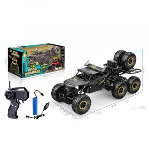 1:10 Alloy Climbing vehicle 2.4G RC rock 6WD off road Mountain bigfoot cross-country rc car high speed racing model