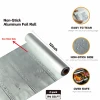 12 Inch 98 Sq Ft Non Stick Grilling Foil Wrap Aluminum Foil Roll