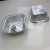 Import 120ml, 300ml, 450ml, 600ml, 750ml 1000ml 1200ml 2400ml rectangular Recyclable disposable aluminum food containers+lids from China