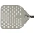 Import 12"14" Professional Aluminum Perforated Pizza Peel Rectangular Pizza Turning Peel With Metal Handle from China