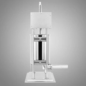 12L Electric Stainless Vertical Sausage Stuffer Meat Maker Filler 28LBS