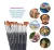 Import 12Pcs Different Shape Nylon Hair Watercolor Paint Brush Set For School Student Gifts Acrylic Drawing Brushes Art Supplies from China