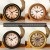 Import 12&quot; Rustic OEM Antique Wall Clock for home decorative clock wall from China