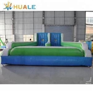 12x5x2.5m Hot Inflatable sport games inflatable bungee run ,jumping bungee