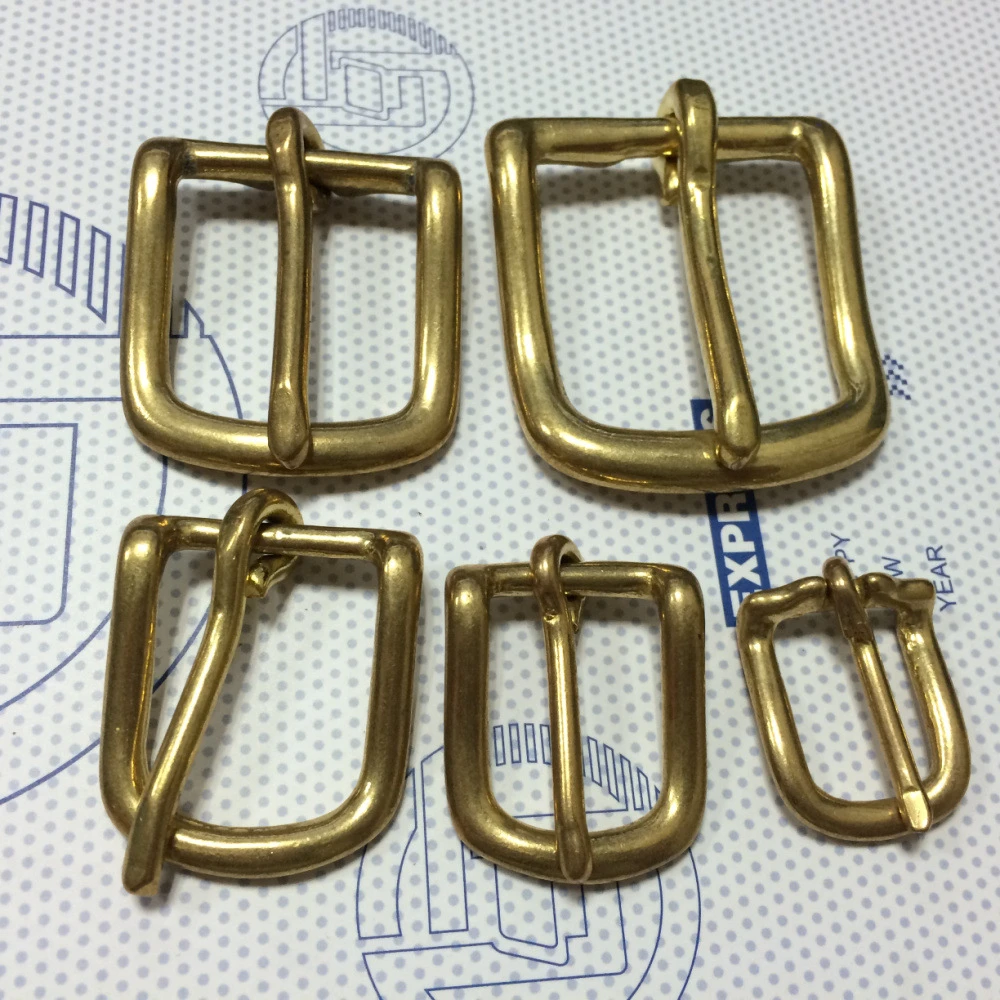 13mm 17mm 20mm 23mm 25mm 32mm 38mm inner size  high quality solid brass pin buckles