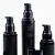 Import 15ml 30ml 50ml 80ml 100ml matte black airless pump bottle aluminium plastic bottles for cosmetic packaging from China
