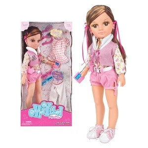 17 inch simulation beautiful fashion girls lovely doll toys for baby
