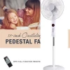 18inch oscillation pedestal fan with remote control and led display
