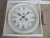 Import 19" Hot sale metal home decor large station wall clock from China