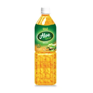 1L VINUT  Bottled no sugar aloe vera juice Melon flavour Without Sugar Reduce Acne and Infection Suppliers and Manufacturers