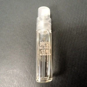 1ml 1.5ml 2ml test glass spray perfume bottles with pump spray vial wholesale pocket perfume bottle