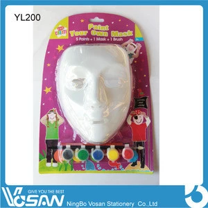 2015 New Product Paint Mask For Kids Colorful Funny Face Paint