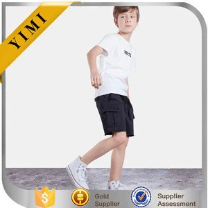 2017 children simple shorts boys cargo shorts wholesale