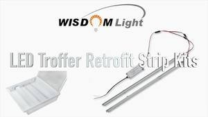 2017 hot item 3500K 4000k 5000K 24W smd troffer retrofit led strip kits