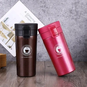 2018 380ml Vacuum Flasks Stainless Steel Thermal Bottle Insulated Plastic Coffee Holder Drinkware Insulation Water Bottle