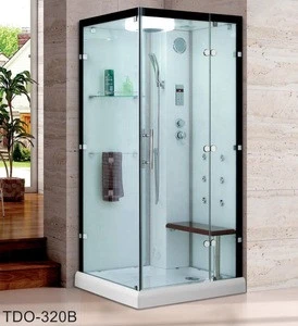 2018 Factory wholesale aluminum frame rectangle steam shower room For TDO 320