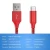 Import 2018 Hot sell nylon braided USB A to USB C 2.4A fast charging usb 2.0 type c charger data sync cable from China