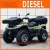 2018 Hot selling 900cc Diesel ATV 4x4