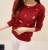 Import 2018 New Arrival Hot Selling Beautiful Round-neck Woman Embroidery Sweater Halter Lady Sweater from China