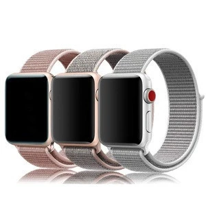 2018 New Color For Apple Watch Band 42mm 38mm Woven Nylon Fabric Strap
