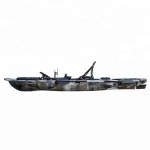 2018 Trending China Supplier Single Person Fishing Boat Angler Pedal Kayak Canoe 13ft for Adults