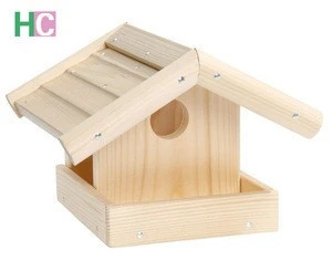 2019 mini solid natural wooden bird house for sale
